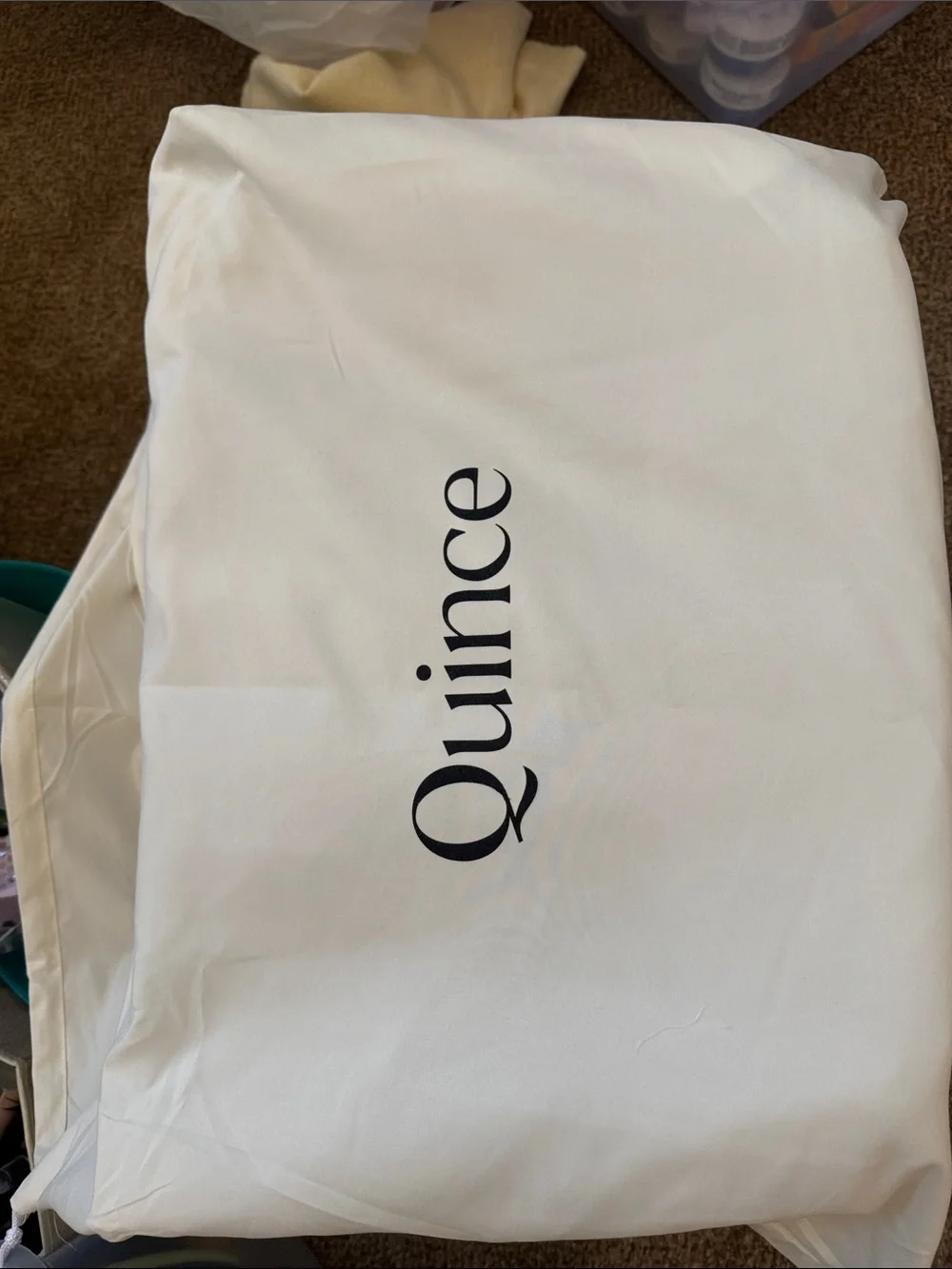 NWT Quince Every Day Neoprene Duffel Bag HUGE with dust bag
